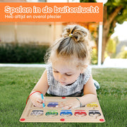 BrainyMaze™ | Speels Leren met dit magnetische kleur & getallendoolhof