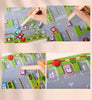 DoolhofLetterRacers Interactieve Auto Puzzel | Alfabet Leren met Doolhof & Parkeerplaatsen | Hardhouten Montessori Speelgoed | 3+ | Vrolijkspelen